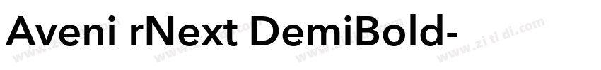 Aveni rNext DemiBold字体转换